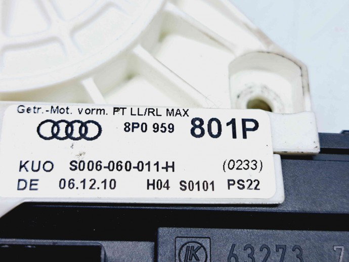 Motoras geam dreapta fata Audi A3 (8P1) [Fabr 2003-2012] 8P0959801P