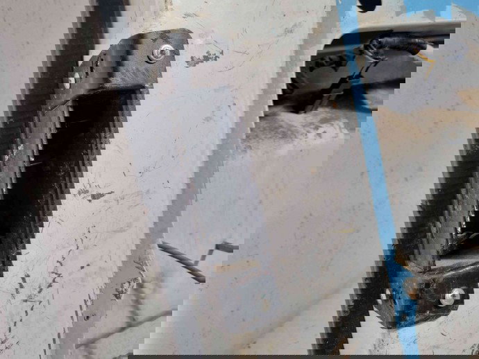 Usa stanga spate Ford Transit [Fabr 2006-2013] Frozen White