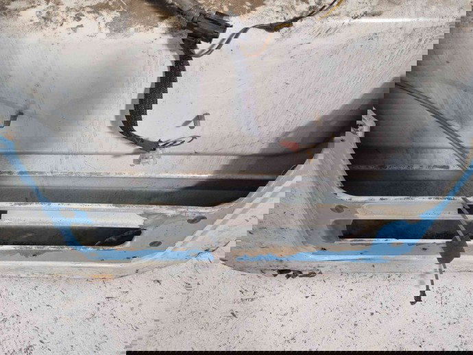 Usa stanga spate Ford Transit [Fabr 2006-2013] Frozen White