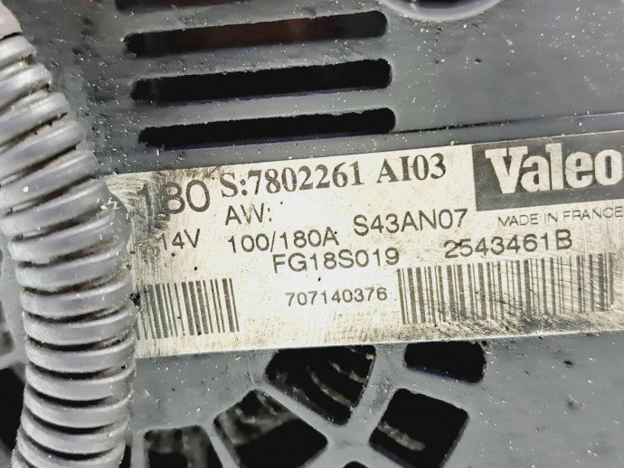 Alternator Bmw 1 (E81, E87) [Fabr 2004-2010] 7802261 2.0 N47D20A 105KW / 143CP  