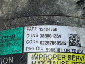 Compresor clima Opel Astra H [Fabr 2004-2009] 13124750 1.8 Benz Z18XER   