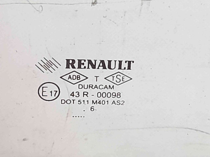 Geam usa dreapta fata Renault Megane 2 [Fabr 2002-2008] OEM