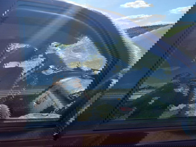 Geam usa dreapta fata Mercedes Benz Vito 2.2 CDI OEM 2003-2020