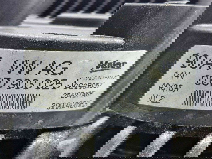 Alternator Skoda Fabia 2 (5J, 542) [Fabr 2007-2014] 03D903025J 1.2 Benz CGPA 51KW / 69CP  