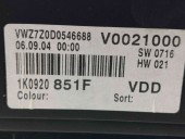  Ceas bord Volkswagen Golf 5 (1K1) [Fabr 2004-2008] 1K0920851F