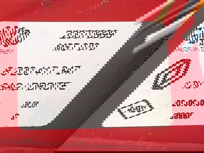 Stop aripa dreapta Renault Megane 2 [Fabr 2002-2008] 8200417347