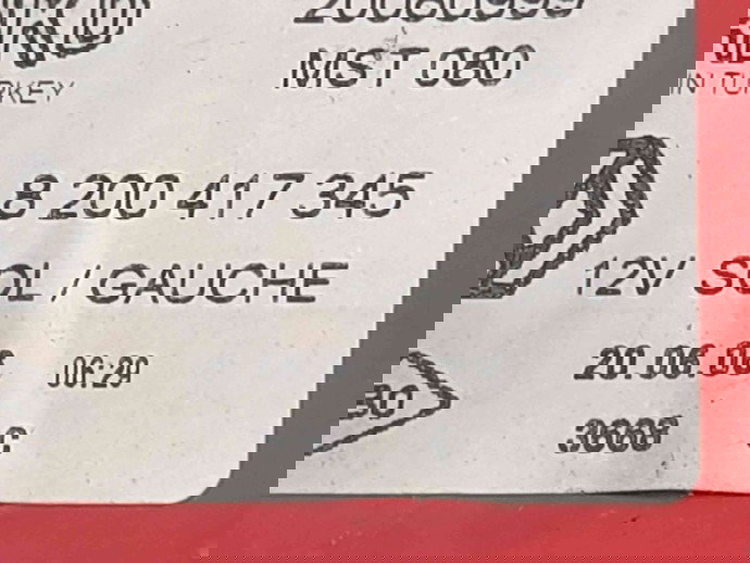 Stop aripa stanga Renault Megane 2 [Fabr 2002-2008] 8200417345