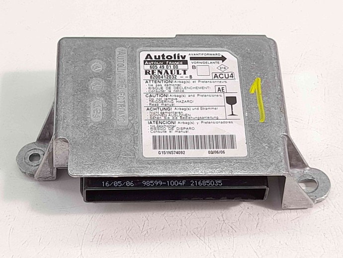 Calculator airbag Renault Megane 2 [Fabr 2002-2008] 8200412032