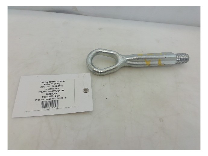 Carlig remorcare BMW X1 2.0D N47D20C OEM 2009-2015