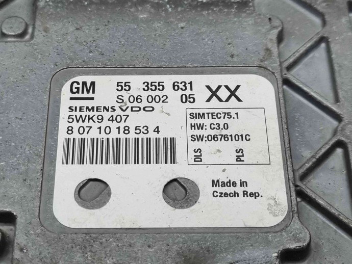 Calculator motor ECU Opel Vectra C [Fabr 2003-2008] 55355631 1.8 Z18XER   