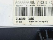  Ceas bord Volkswagen Touareg (7LA, 7L6) [Fabr 2003-2010] 7L6920985Q