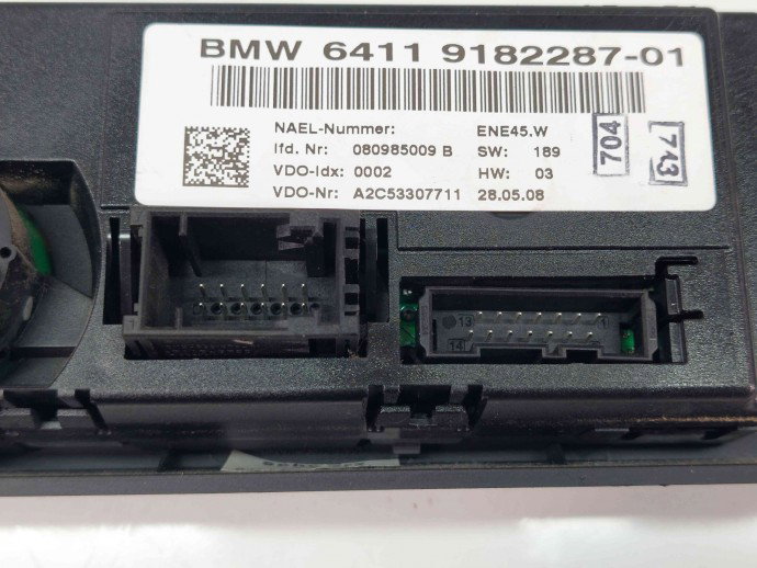 Panou comanda clima Bmw 3 Touring (E91) [Fabr 2005-2011] 9182287-01