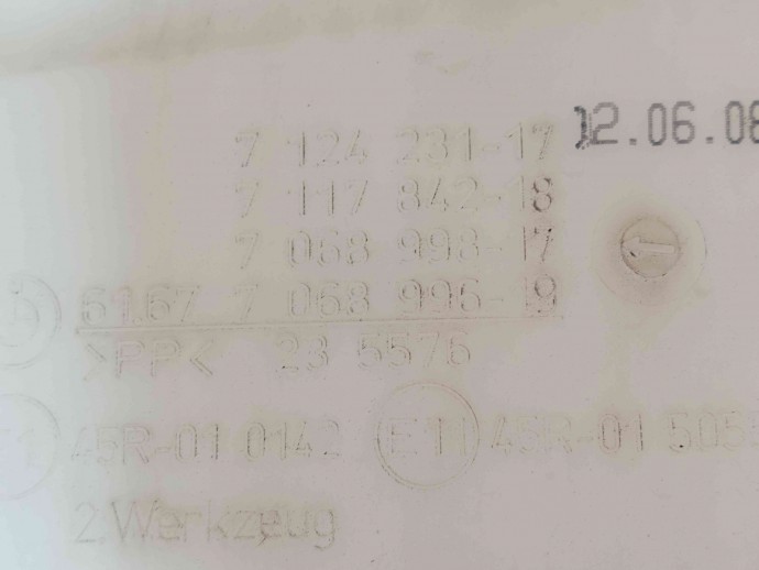 Vas lichid parbriz Bmw 3 Touring (E91) [Fabr 2005-2011] 7124231-17 / 7117842-18