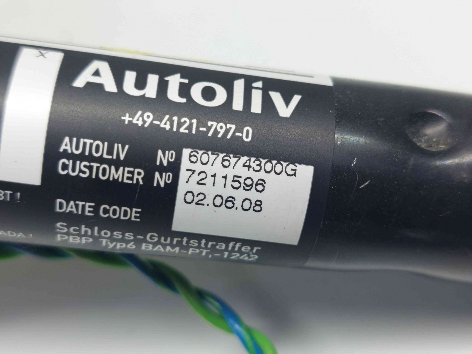 Capsa centura dreapta spate Bmw 3 Touring (E91) [Fabr 2005-2011] 7211596 / 607674300G - imagine 3