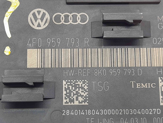 Modul usa stanga fata Audi A6 facelift (4F2, C6) [Fabr 2004-2010] 4F0959793R