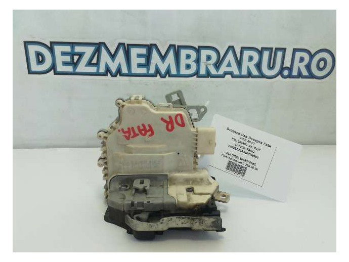 Broasca usa dreapta fata AUDI A6 C7 2.0 2011 8J1837016C