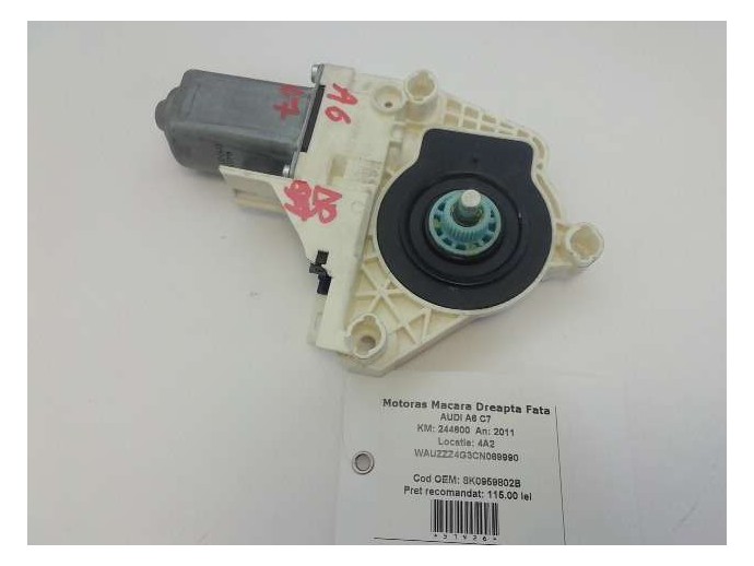 Motoras macara dreapta fata AUDI A6 C7 2.0 2011 8K0959802B