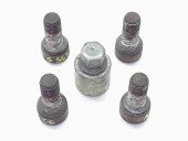 Set prezoane antifurt cu cheie Audi A6 facelift (4F2, C6) [Fabr 2004-2010] OEM