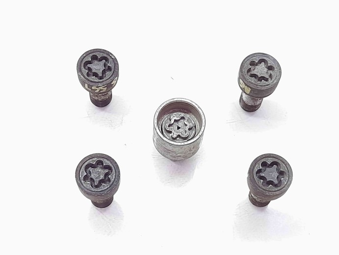 Set prezoane antifurt cu cheie Audi A6 facelift (4F2, C6) [Fabr 2004-2010] OEM