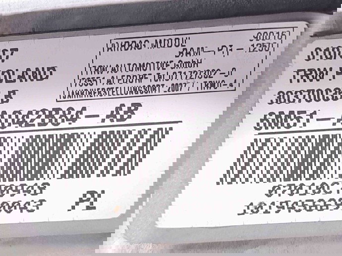 Airbag pasager Ford Focus 2 (DA) [Fabr 2004-2012] 6M51-A042B84-AB