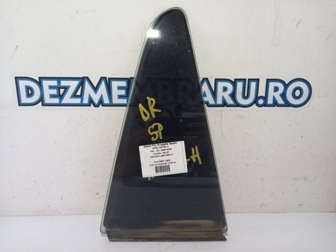 Geam fix usa dreapta spate Opel Astra H 1.7 CDTI OEM 2004-2009