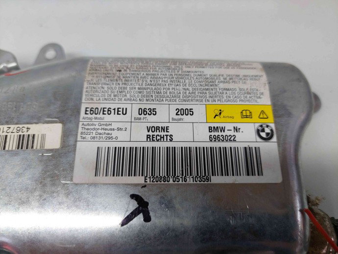 Airbag lateral dreapta Bmw 5 (E60) [Fabr 2004-2010] 6963022
