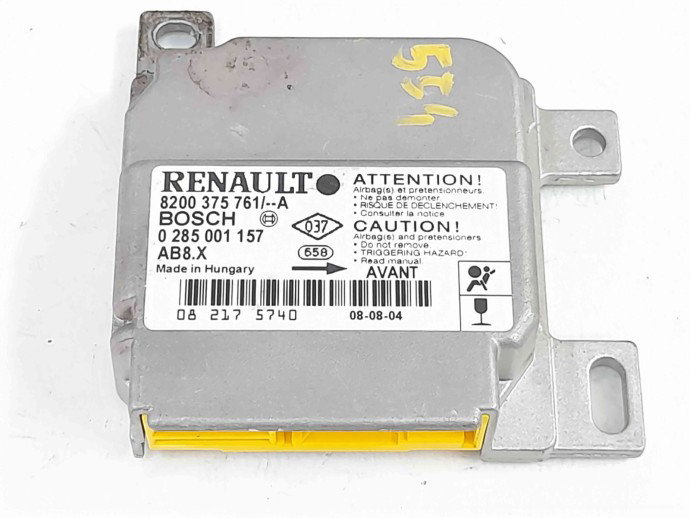 Calculator airbag Renault Symbol 2 / Thalia [Fabr 2008-2012] 8200375761