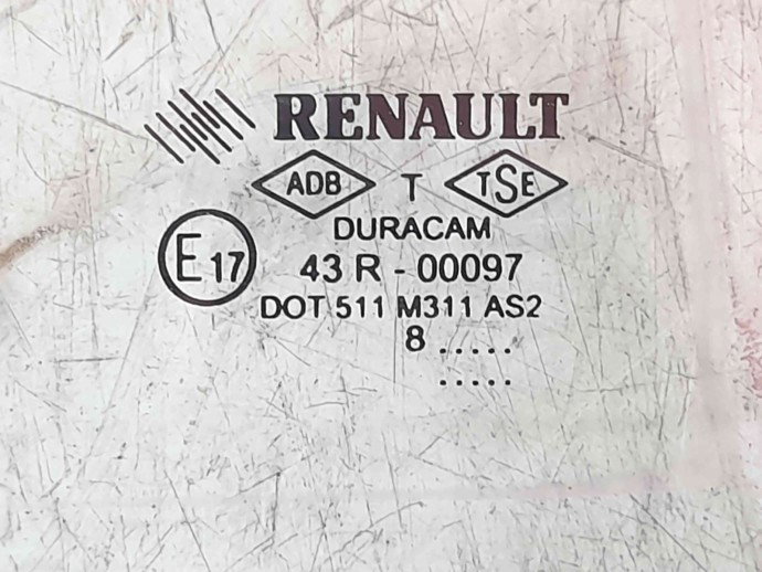 Geam fix usa dreapta spate Renault Symbol 2 / Thalia [Fabr 2008-2012] OEM