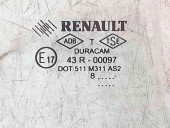 Geam fix usa dreapta spate Renault Symbol 2 / Thalia [Fabr 2008-2012] OEM