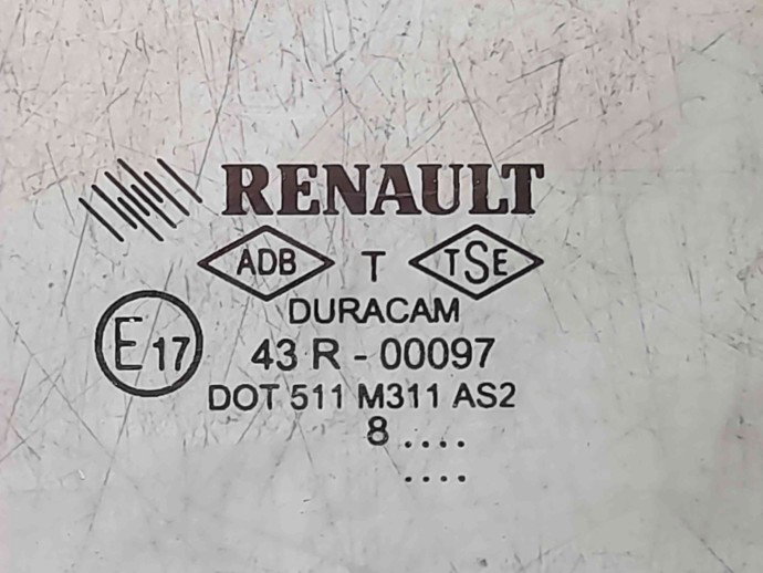 Geam usa dreapta fata Renault Symbol 2 / Thalia [Fabr 2008-2012] OEM