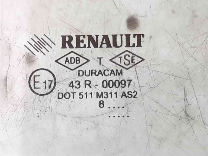 Geam usa dreapta spate Renault Symbol 2 / Thalia [Fabr 2008-2012] OEM