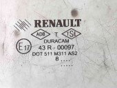 Geam usa dreapta spate Renault Symbol 2 / Thalia [Fabr 2008-2012] OEM