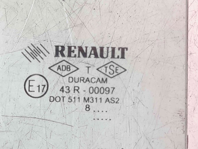 Geam usa stanga spate Renault Symbol 2 / Thalia [Fabr 2008-2012] OEM