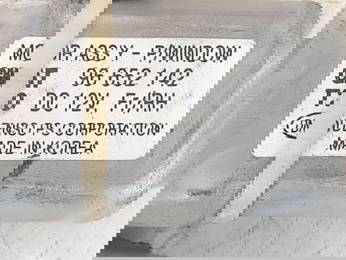 Macara electrica geam dreapta fata Chevrolet Aveo (T250, T255) [Fabr 2003-2011] 96652142