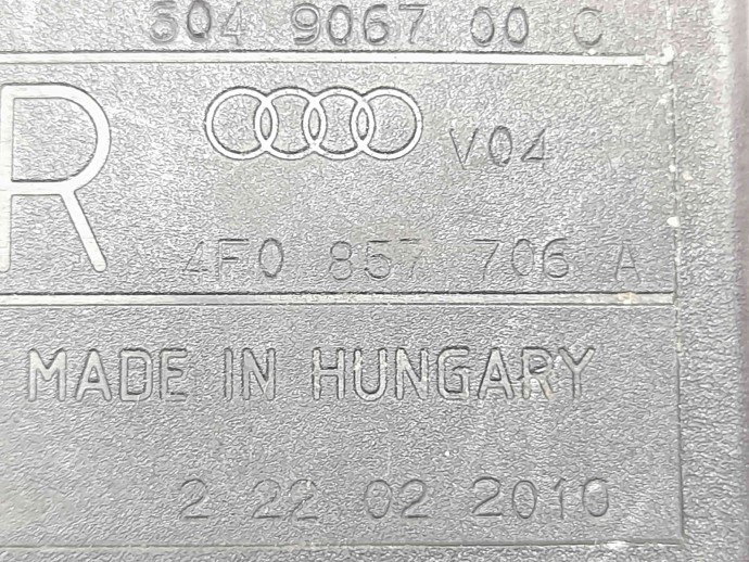 Centura dreapta fata Audi A6 facelift (4F2, C6) [Fabr 2004-2010] 4F0857706A