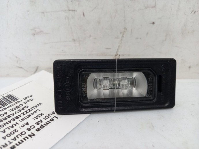 Lampa numar Audi A6 C6 2.5 TDI 4C094302 2004-2011