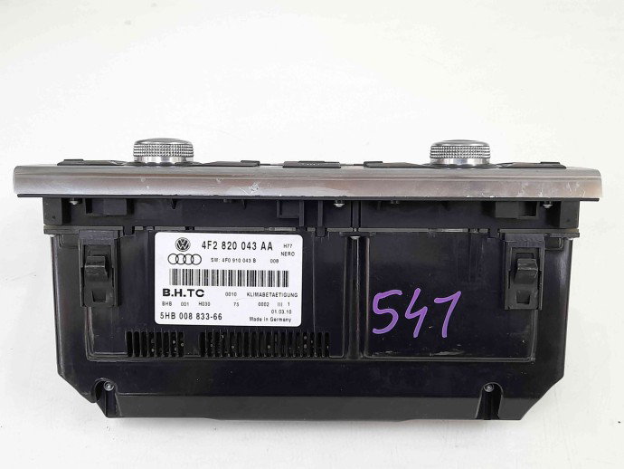 Modul control clima Audi A6 facelift (4F2, C6) [Fabr 2004-2010] 4F2820043A