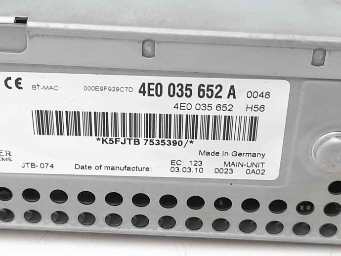 Modul interfata MMI Audi A6 facelift (4F2, C6) [Fabr 2004-2010] 4E0035652A