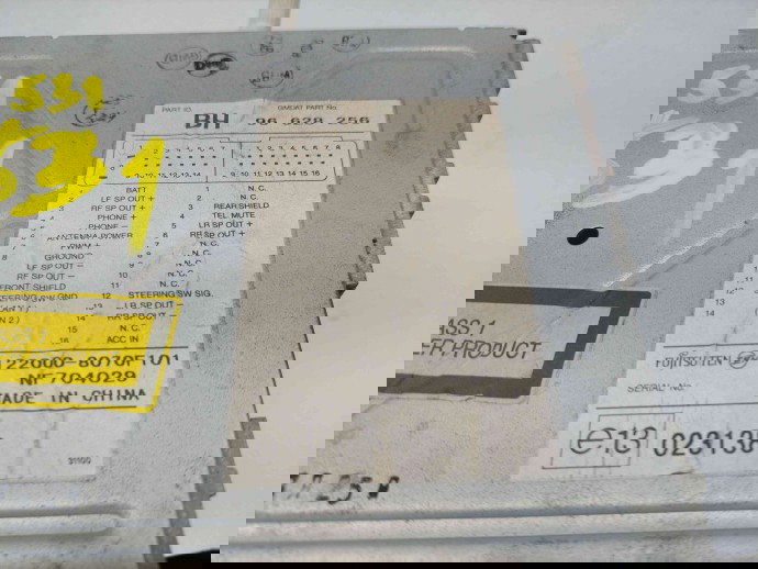 Radio CD Chevrolet Aveo (T250, T255) [Fabr 2003-2011] 96628256