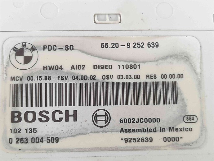 Modul senzori parcare Bmw 1 (E81, E87) [Fabr 2004-2010] 9252639