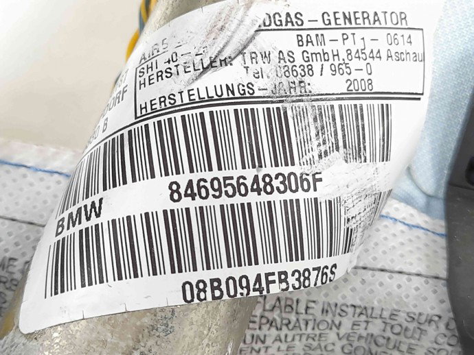 Airbag cortina stanga Bmw 1 (E81, E87) [Fabr 2004-2010] 84695648306F