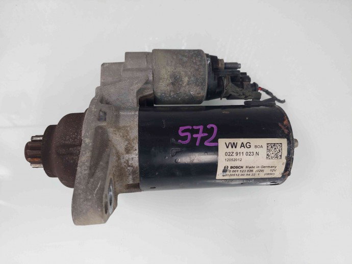 Electromotor 11 dinti Skoda Fabia 2 (5J, 542) [Fabr 2007-2014] 02Z911023N 1.6 TDI CAYA  55KW / 75CP