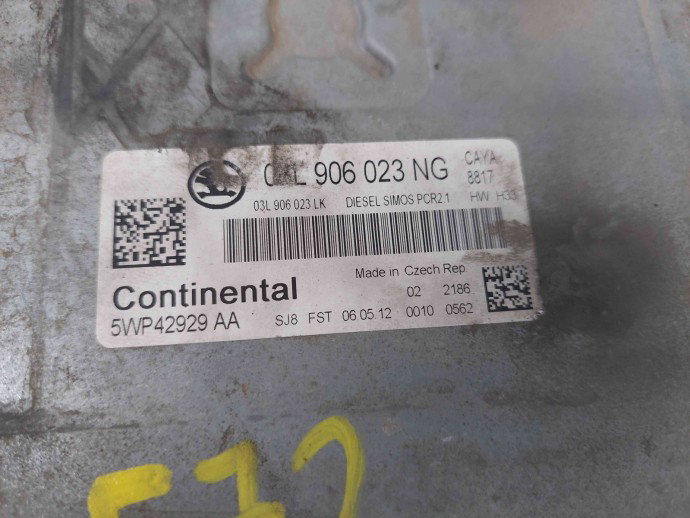 Calculator control ECU Skoda Fabia 2 (5J, 542) [Fabr 2007-2014] 03L906023NG