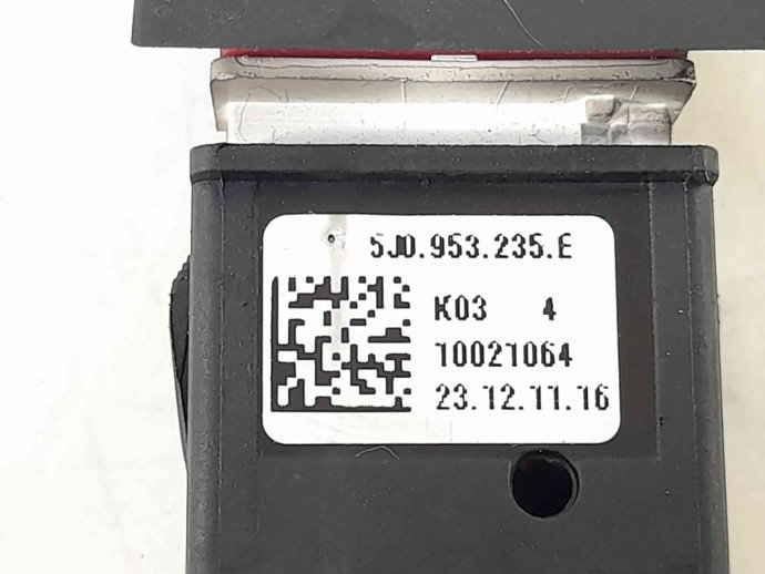 Buton avarii Skoda Fabia 2 (5J, 542) [Fabr 2007-2014] 5J0953235E
