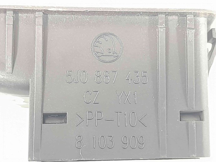 Buton geam dreapta fata Skoda Fabia 2 (5J, 542) [Fabr 2007-2014] 5J0867435