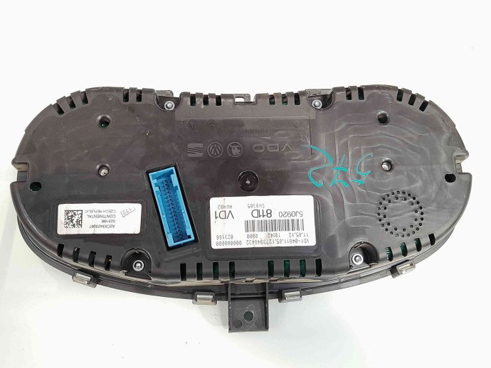 Ceas bord Skoda Fabia 2 (5J, 542) [Fabr 2007-2014] 5J0920811D