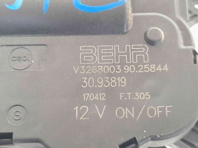 Motoras clapeta aeroterma bord Skoda Fabia 2 (5J, 542) [Fabr 2007-2014] V3268003