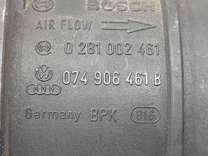 Debitmetru aer Audi A3 (8P1) [Fabr 2003-2012] 074906461B 2.0 TDI BKD 