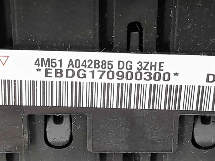 Kit airbag Ford Focus 2 (DA) [Fabr 2004-2012] 4M51 A042B85 DG / 9M5T 14B321 BA