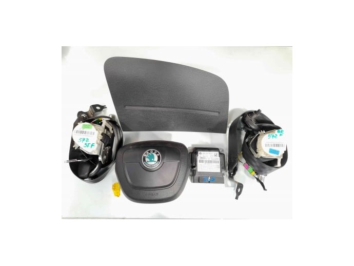Kit Modul Calculator Airbag 6R0959655K Skoda Fabia 2